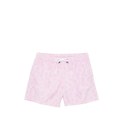 Fedeli Floral Print Swim Shorts In Multi