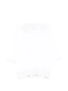 Fedeli Gingham-check-trim Sweater In White