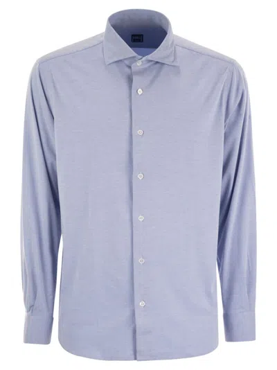 Fedeli Giorgio Techno Jersey Shirt In Blue