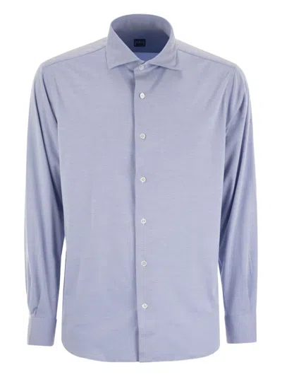 Fedeli Giorgio Techno Jersey Shirt In Blue