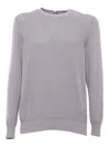 Fedeli Gray Sweater In Gray