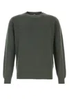Fedeli Sage Green Cotton Sweater