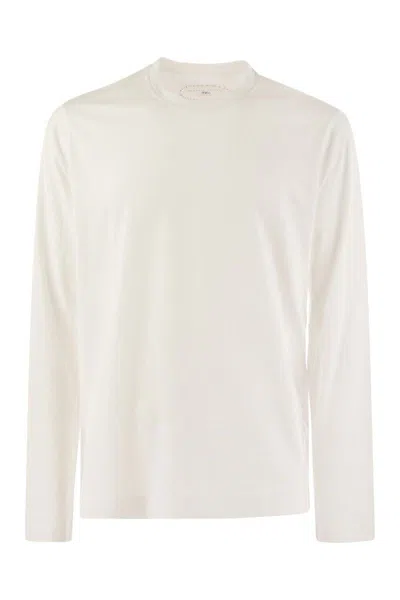 FEDELI FEDELI GIZA COTTON CREW-NECK T-SHIRT