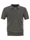 Fedeli Giza Cotton Short-sleeved Polo Shirt