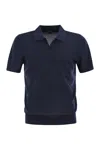 Fedeli Giza Cotton Short-sleeved Polo Shirt