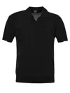 Fedeli Polo Shirt Cotton Ribbed Texture