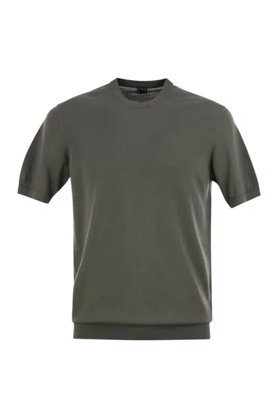 FEDELI FEDELI GIZA COTTON T-SHIRT