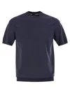 Fedeli Giza Cotton T-shirt In Blue
