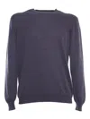 Fedeli Giza Light Frosted Sweater In Blue