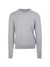 Fedeli 아르헨티나 캐시미어 울 스웨터 In Gray