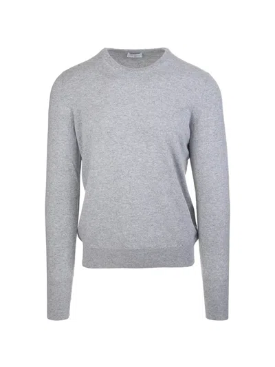 Fedeli 아르헨티나 캐시미어 울 스웨터 In Gray
