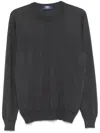 Fedeli Argentina Sweater In Grigio Piombo