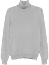 Fedeli Turtleneck Sweater In Grey