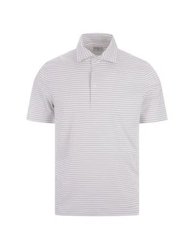 Fedeli Grey Tecno Jersey Polo Shirt