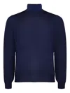 Fedeli High-neck Ribbed-trim Sweater In Blue