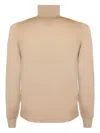 Fedeli High-neck Ribbed-trim Sweater In Neutral