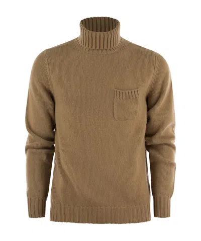 FEDELI HIGH-NECKED LONG-SLEEVED SWEATER