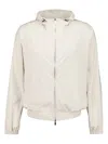 Fedeli Hooded Zipped Jacket In Neutral