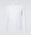 Fedeli Long-sleeved Cotton Shirt With Tailored Fit In White