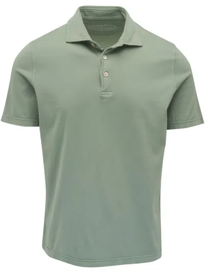 Fedeli Jersey Polo Shirt In Green