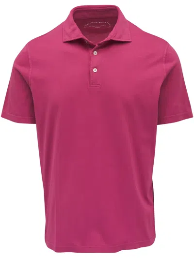 Fedeli North Poloshirt Aus Baumwolle In Rosa
