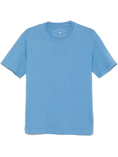 Fedeli Jersey T-shirt In Blue