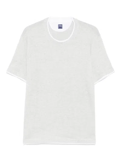 Fedeli Jersey T-shirt In Grey