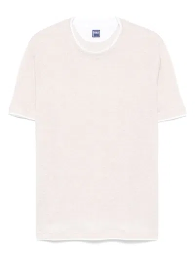 Fedeli Jersey T-shirt In Neutrals