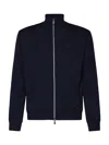Fedeli Knit With Zip Closure In Blue
