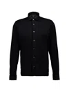 Fedeli Knitted Long-sleeve Shirt In Multi