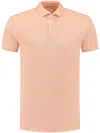 Fedeli Knitted Polo Shirt In Orange