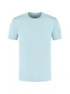 Fedeli Knitted T-shirt In Blue