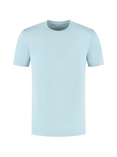 Fedeli Knitted T-shirt In Blue