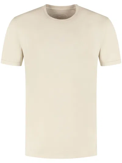 Fedeli Knitted T-shirt In Nude