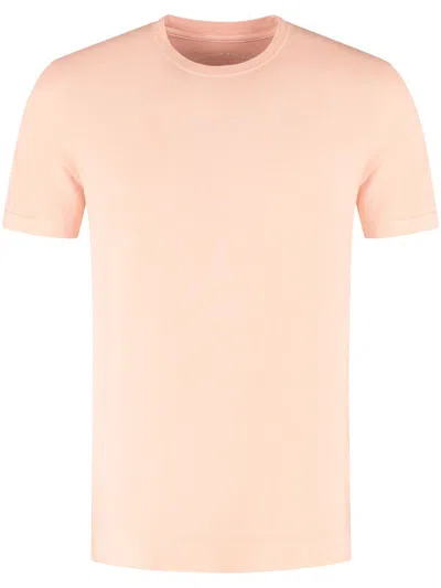 Fedeli Knitted T-shirt In Orange