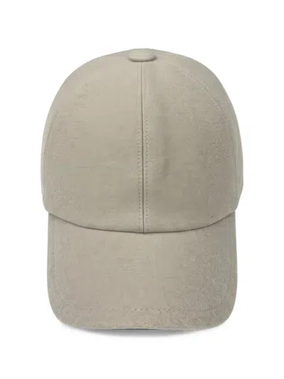 Fedeli Land Logo-plaque Wool Baseball Cap In Green