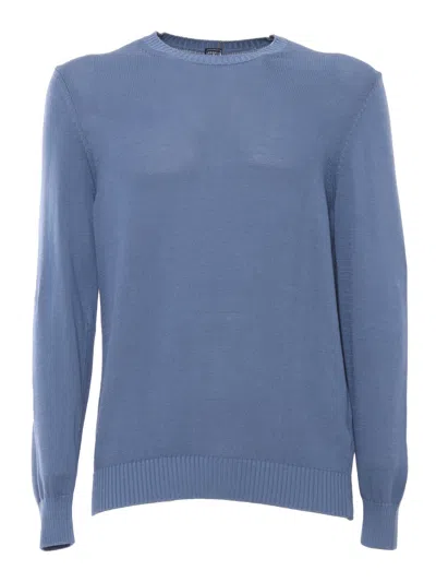 FEDELI LIGHT BLUE SWEATER
