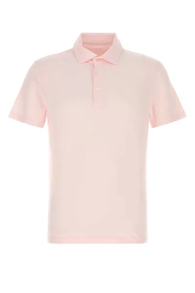 FEDELI LIGHT PINK SOLID POLO