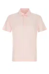 Fedeli Light Pink Solid Polo In Pink