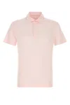 Fedeli Light Pink Solid Polo In Pink