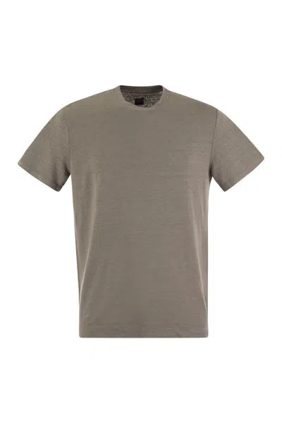 Fedeli Linen Flex T-shirt In Neutral