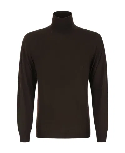 FEDELI FEDELI TURTLENECK KNIT SWEATER