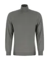 Fedeli Grey Wool Sweater In Gray