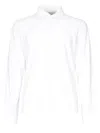 Fedeli Pure Organic Cotton Polo Shirt In White