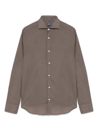 Fedeli Long-sleeve Shirt In 41 White