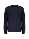 Fedeli Long Sleeve Sweater In Blue