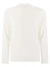 FEDELI FEDELI LONG SLEEVED COTTON T SHIRT