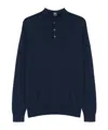 Fedeli Cotton Sweaters In Black