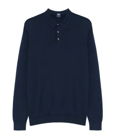 Fedeli Long-sleeved Sweater In Black
