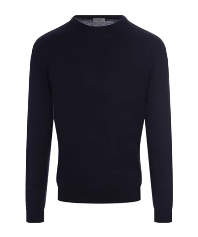 Fedeli Long-sleeved Sweater In Black